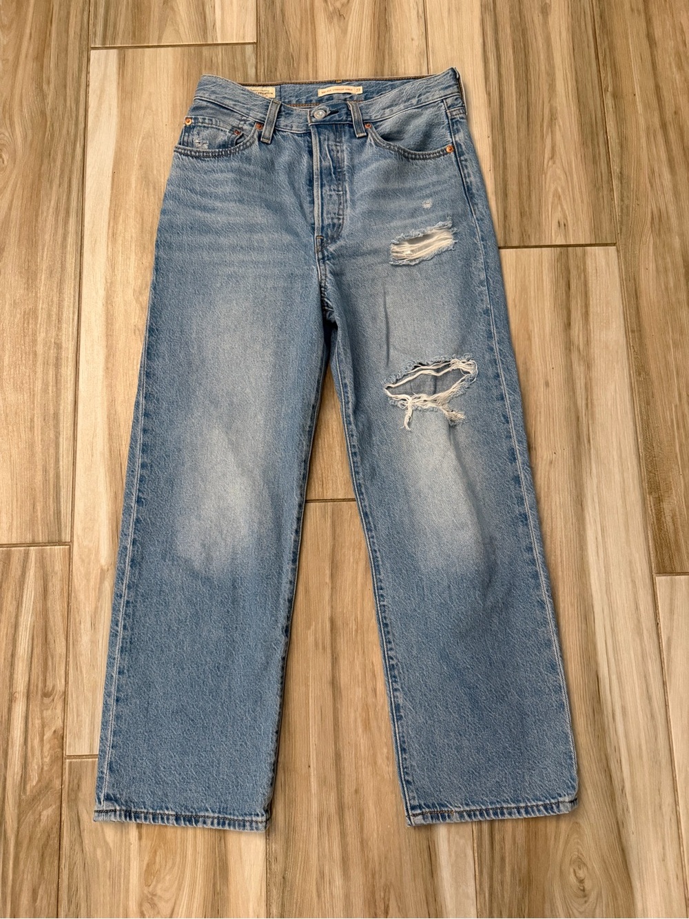Levi’s Ribcage Premium Straight Ankle Jeans